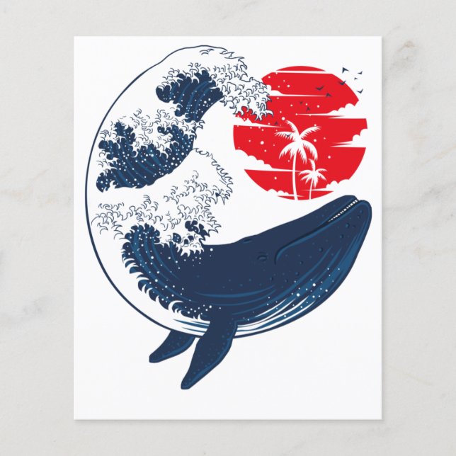 Prospectus 11,4 Cm X 14,2 Cm tsunami de Ballena (Devant)