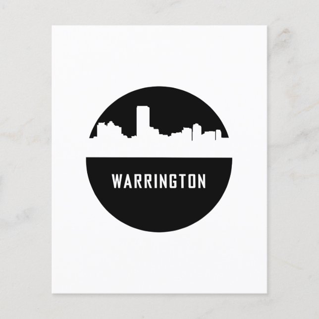 Prospectus 11,4 Cm X 14,2 Cm Warrington (Devant)