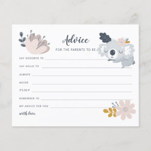 Prospectus 11,4 Cm X 14,2 Cm Whimiscal fleurs de Koala Conseils aux parents