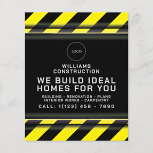 Prospectus 11,4 Cm X 14,2 Cm Zone de construction