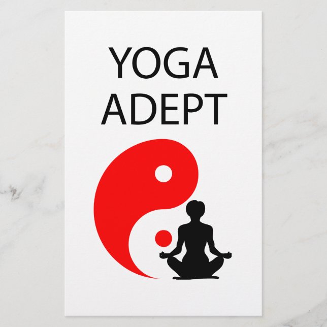 Prospectus 14 Cm X 21,6 Cm Adepte du yoga (Devant)