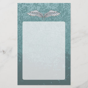 Prospectus 14 Cm X 21,6 Cm ailes bleu-gris