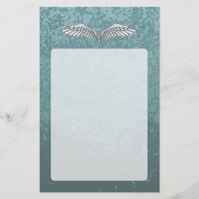 Prospectus 14 Cm X 21,6 Cm ailes bleu-gris (Devant)