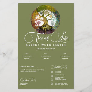 Prospectus 14 Cm X 21,6 Cm Arbre de vie   Saisons