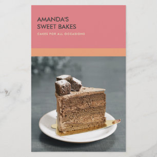 PROSPECTUS 14 CM X 21,6 CM ATELIER MODÈLE PHOTO DE CLASSE PÊCHE ROSE MODERNE