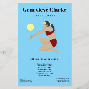 Prospectus 14 Cm X 21,6 Cm Beach Volleyball
