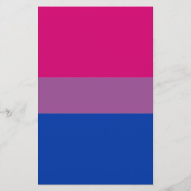 Prospectus 14 Cm X 21,6 Cm Bisexual pride (Devant)