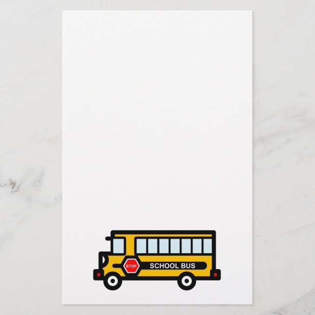 Prospectus 14 Cm X 21,6 Cm Bus scolaire (Devant)