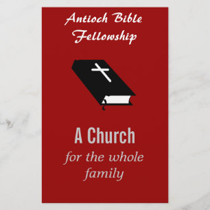 Prospectus 14 Cm X 21,6 Cm Christian Church Flyer personnalisable"