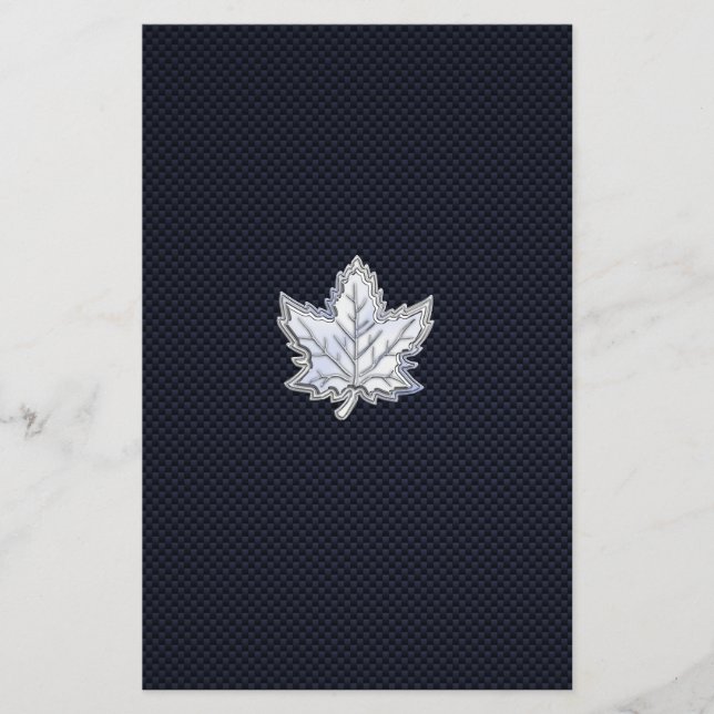 Prospectus 14 Cm X 21,6 Cm Chrome comme feuille d'érable sur l'impression de  (Devant)