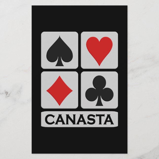 Prospectus 14 Cm X 21,6 Cm Circulaire Canasta - personnaliser (Devant)
