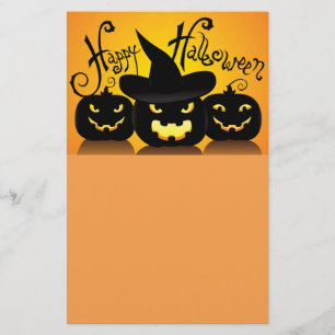 Prospectus 14 Cm X 21,6 Cm Citrouilles joyeux Halloween