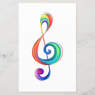 Prospectus 14 Cm X 21,6 Cm Clé arc-en-ciel