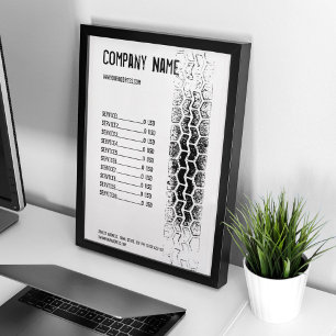 Prospectus 14 Cm X 21,6 Cm Dépliant pour l'entreprise automobile avec concept