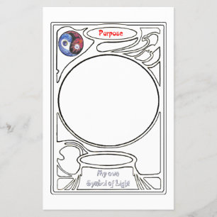 Prospectus 14 Cm X 21,6 Cm Doodling sur le symbole de l'objet