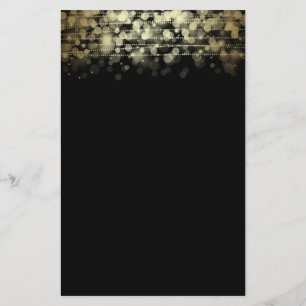 Prospectus 14 Cm X 21,6 Cm Elégant prospectus noir