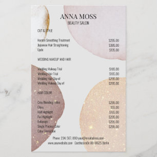 Prospectus 14 Cm X 21,6 Cm Flyer de Rosegold