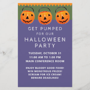 Prospectus 14 Cm X 21,6 Cm Flyer Halloween Mignon