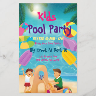 Prospectus 14 Cm X 21,6 Cm Flyer pour enfants