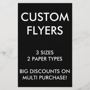 Prospectus 14 Cm X 21,6 Cm Flyers personnalisés 5,5 x 8,5 pouces Modèle vierg