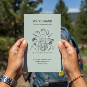 Prospectus 14 Cm X 21,6 Cm Guide d'aventure Randonnée et camping Dépliant ave