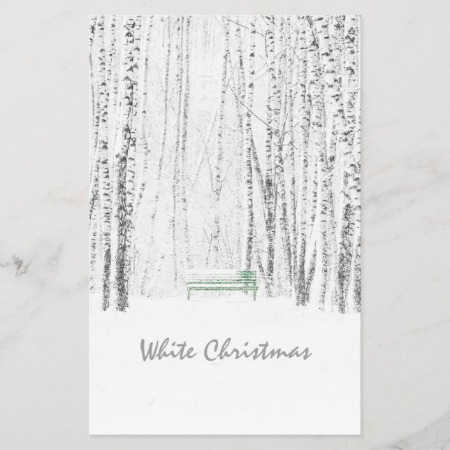 Prospectus 14 Cm X 21,6 Cm Histoire de Noël blanche (Devant)