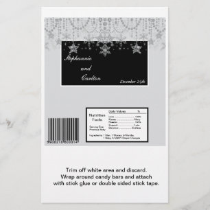 Prospectus 14 Cm X 21,6 Cm Hiver Diamond Mariage Hershey's Large Bar Wrapper
