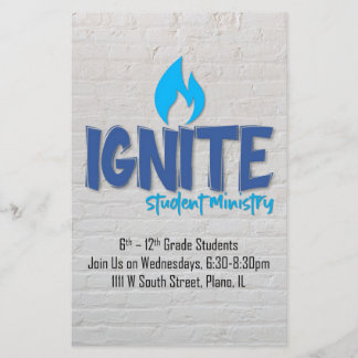 Prospectus 14 Cm X 21,6 Cm Ignite Flyer
