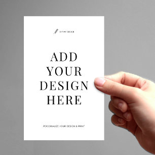 Prospectus 14 Cm X 21,6 Cm Impression de dépliants commerciaux 5,5x8,5" sur m