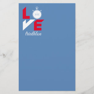 Prospectus 14 Cm X 21,6 Cm J'aime le triathlon