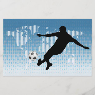 Prospectus 14 Cm X 21,6 Cm Joueur de football