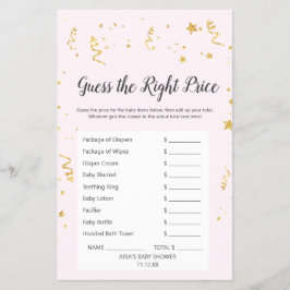 Prospectus 14 Cm X 21,6 Cm La célébration de l'or sur le rose devine le bon p