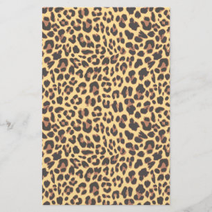 Prospectus 14 Cm X 21,6 Cm Leopard Print Animal Skin Pattern