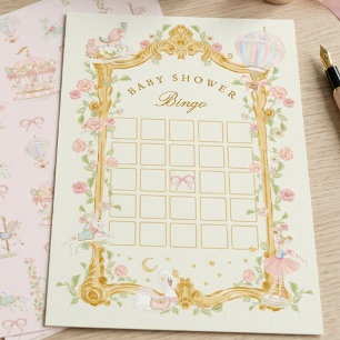 Prospectus 14 Cm X 21,6 Cm Lingo de Baby Shower Contes de Fées Princesse Vert