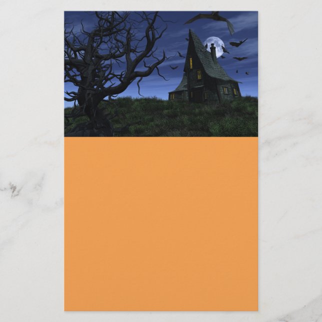 Prospectus 14 Cm X 21,6 Cm Maison déplaisante hantée (Devant)