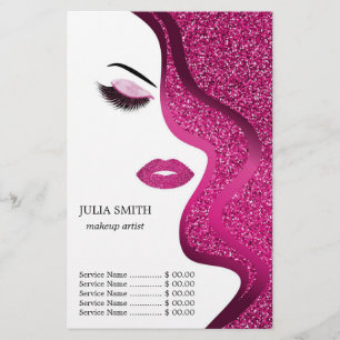 Prospectus 14 Cm X 21,6 Cm Maquillage avec effet parties scintillant