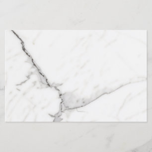 Prospectus 14 Cm X 21,6 Cm Marbre Blanc