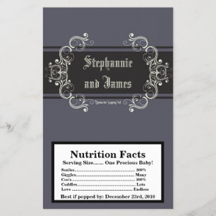 Prospectus 14 Cm X 21,6 Cm Microwave Popcorn Wrapper Black Cravate Affair Gre