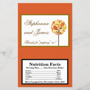 Prospectus 14 Cm X 21,6 Cm Microwave Popcorn Wrapper Moderne Autumn Tree Fall