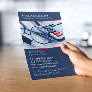 Prospectus 14 Cm X 21,6 Cm Modèle de brochure de services de comptable profes