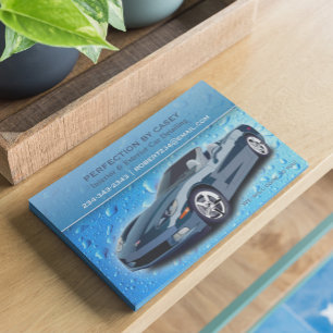 Prospectus 14 Cm X 21,6 Cm Modèle de Flyer Gouttes d'Eau de Restauration Auto