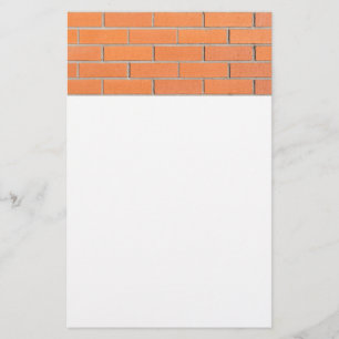 Prospectus 14 Cm X 21,6 Cm Motif mur en brique