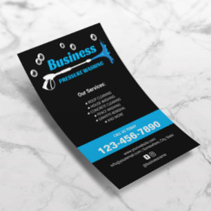 Prospectus 14 Cm X 21,6 Cm Nettoyage de la maison de laveuse à pression Noir