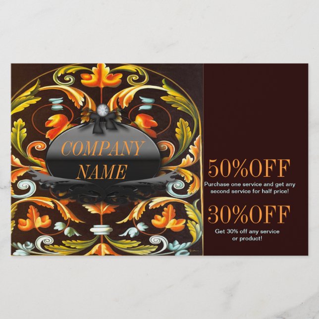 Prospectus 14 Cm X 21,6 Cm Nouveau Yoga Age bohème feuilles d'automne mandala (Devant)