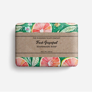 Prospectus 14 Cm X 21,6 Cm Papier emballage savon - pamplemousse rose