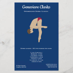 Prospectus 14 Cm X 21,6 Cm Plongée