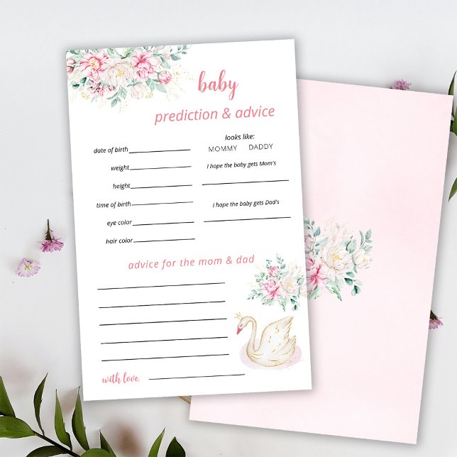 Prospectus 14 Cm X 21,6 Cm Princess Swan Predictions Jeu (Créateur téléchargé)