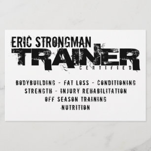 Prospectus 14 Cm X 21,6 Cm Rustic hardcore white and black flyer