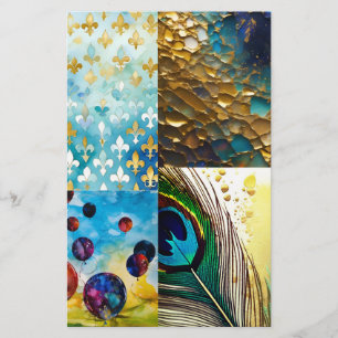 Prospectus 14 Cm X 21,6 Cm Sampler Printables - Aquas exotiques - Inkely your
