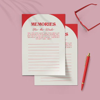 Prospectus 14 Cm X 21,6 Cm Souvenirs De Bachelorette Pour Le Jeu De Mariée